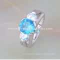anel de noivado de três pedras de diamante anel de design simples anéis de meninos moda